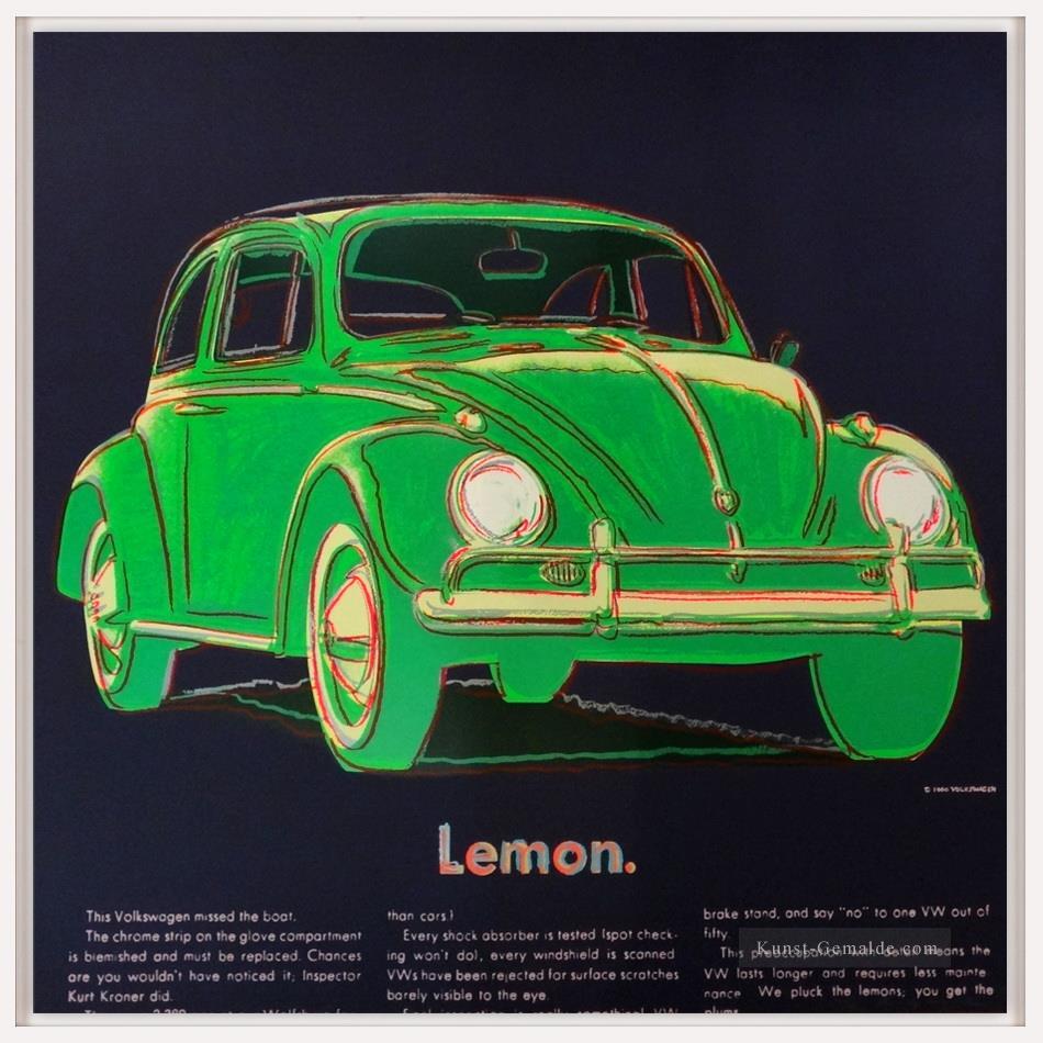 Volkswagen grün Andy Warhol Ölgemälde